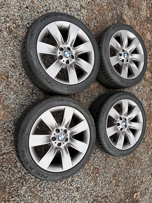 100% Оригинални + Нови гуми BMW 5x120  19 цола