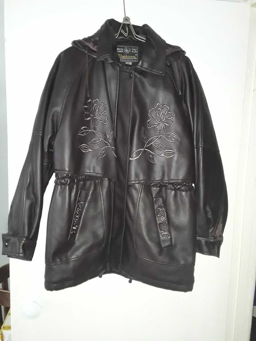 Куртка кожаная новая