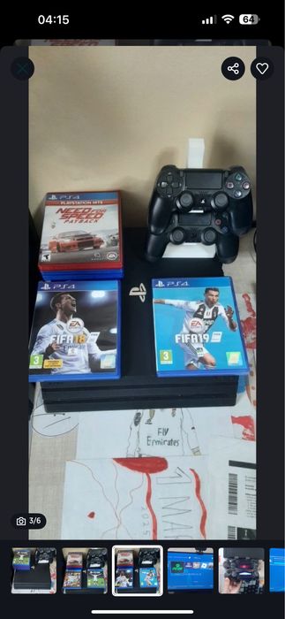 Vand ps 4 pro 1 TB. Impecabil