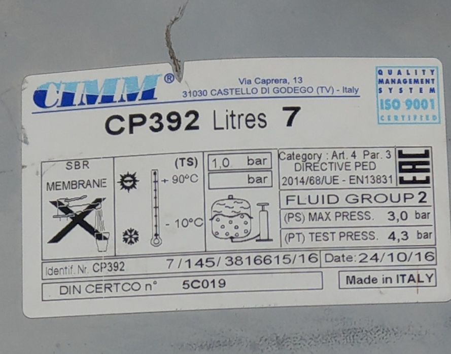 Vas expansiune pentru centrala Arca Pocket 24F