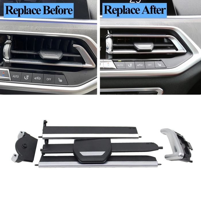 Kit reparatie gura/grila ventilatie centrala chrom Bmw X5 G05 X6 G06