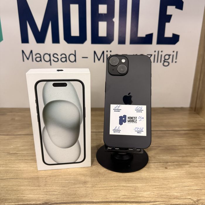 iPhone 15 black dual