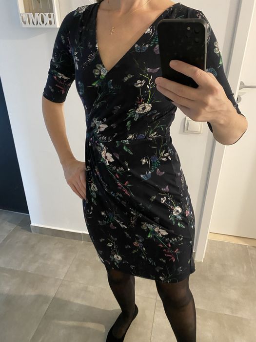 Rochie mini flori mulata