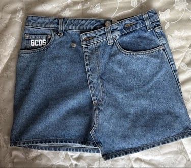 Fustă GCDS Originală (Mini / Denim) - marime 28, Stare Excelentă