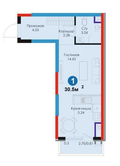 Янги Узбекистон! 1комн квартира со СКИДКОЙ -12% | ИПОТЕКА/РАССРОЧКА