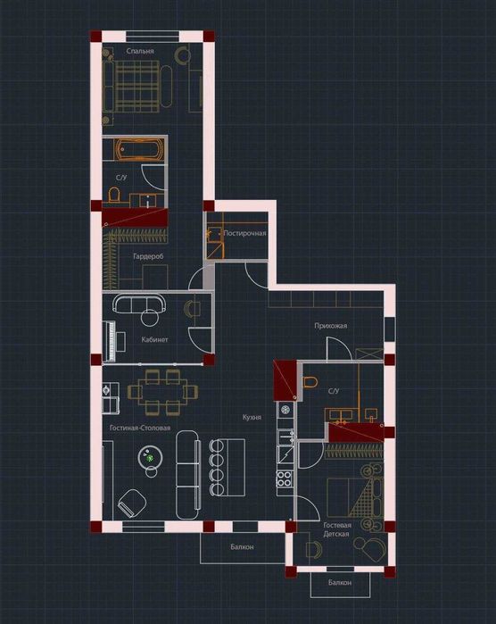 ГОРИТ СРОЧНО‼️‼️‼️ЦЕНТР Mirabad Elite Коробка 3-Ком 129м2 Ор Perfectum