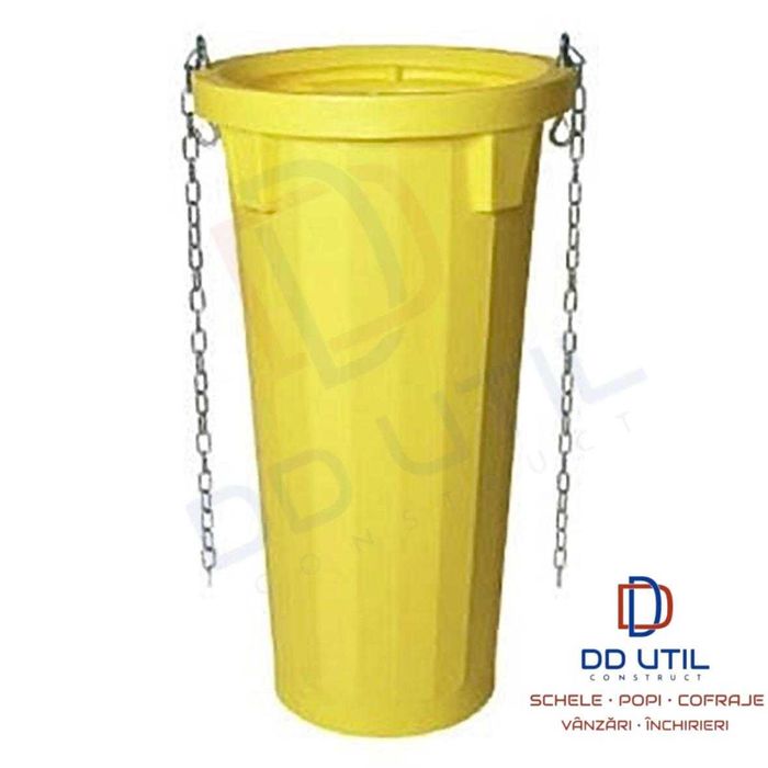 Tobogan evacuare moloz, jgheab moloz, tubulatura evacuare deseuri