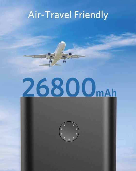 Anker PowerCore+ 26800, 45W PD външна батерия и зарядно PowerPort 45W PD