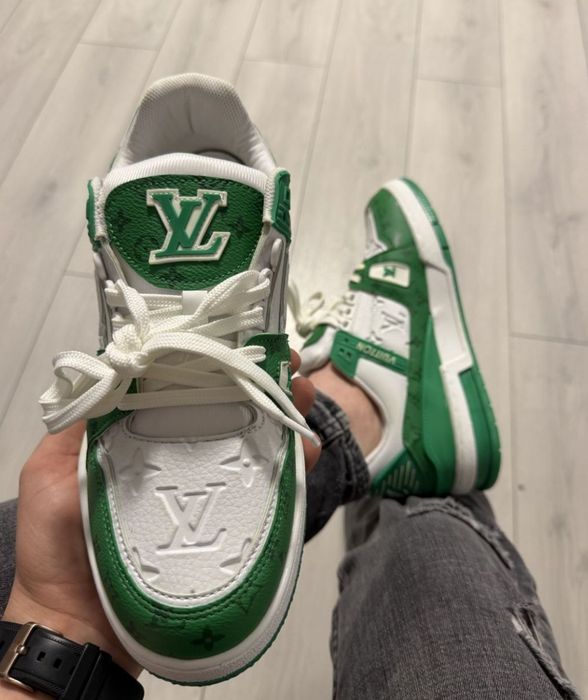 STOC LIMITATI!! Adidasi / Sneakers Louis Vuitton Trainer Alb / Verde Marimi 36-45

Unisex