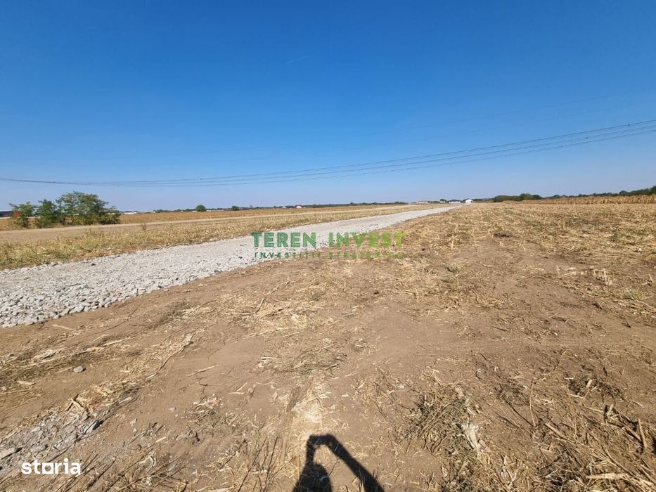Teren industrial  – Popești, 10.800 m², utilități gaz și curent