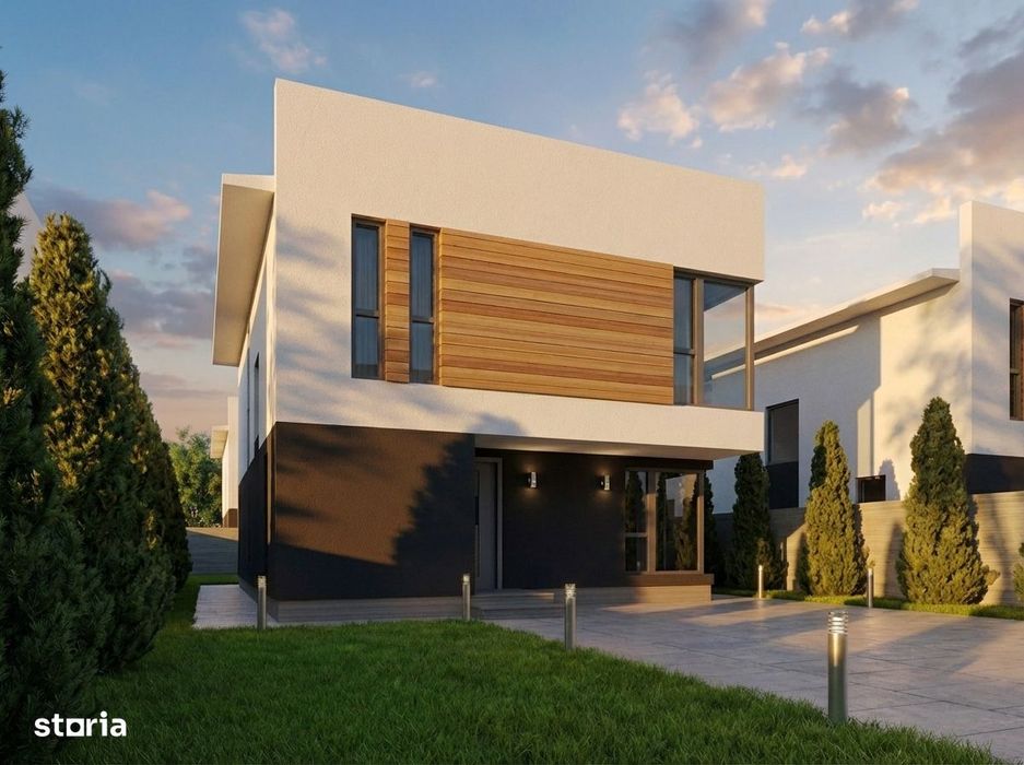 Ansamblu privat de case individuale, 5 camere, Toate utilitatile