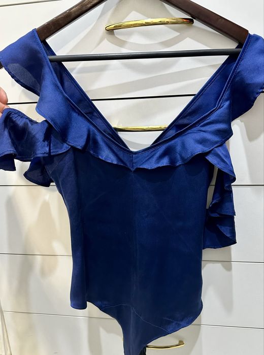 Ефектно боди от коприна (раз. ХС).