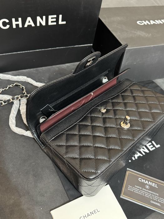 Chanel Double flap caviar Leather - 25cm/premium/video