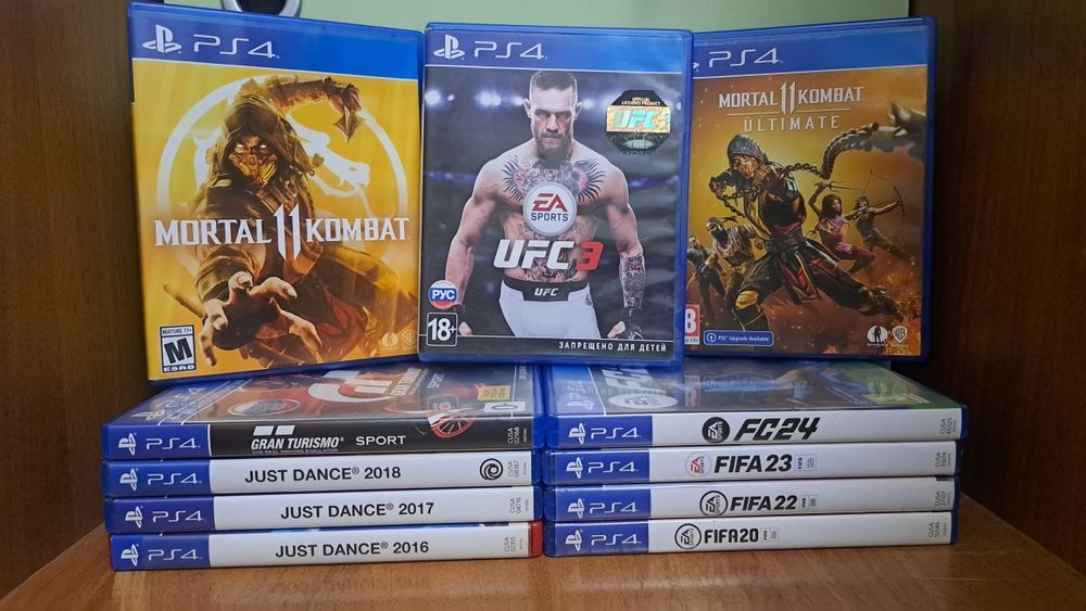 Сони 4 и сони 3 PSP. диски