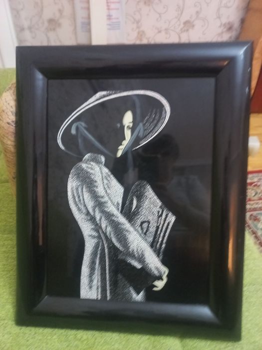 Картина "Девушка в шляпе"