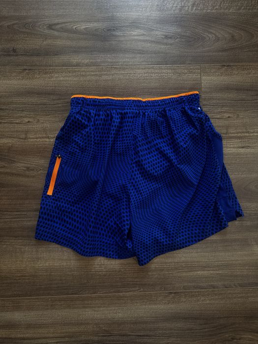 шорти New Balance Men's Blue and Orange Athletic Shorts