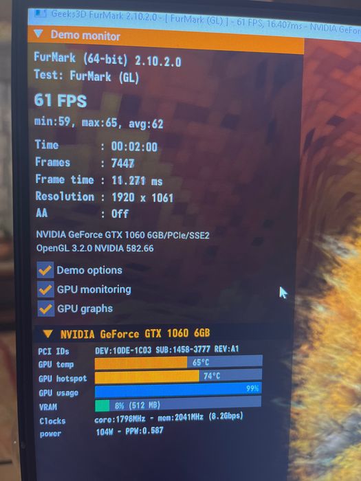 Видеокарта Gigabyte Aorus GTX 1060 6GB