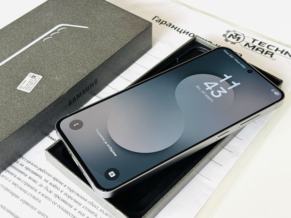 НОВ! Samsung S25 FE 128GB Jetblack Гаранция 2 години