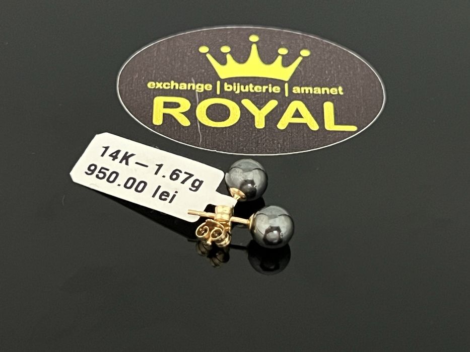 Bijuteria Royal CB : Cercei dama aur 14k 1,67 grame