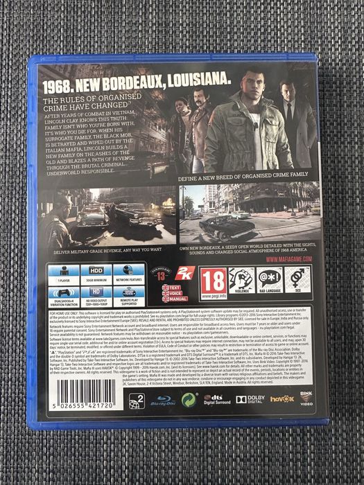 Mafia III, PS4 +Map