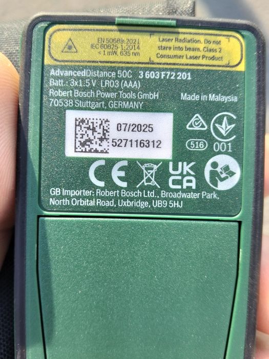 Telemetru laser bosch nou noit