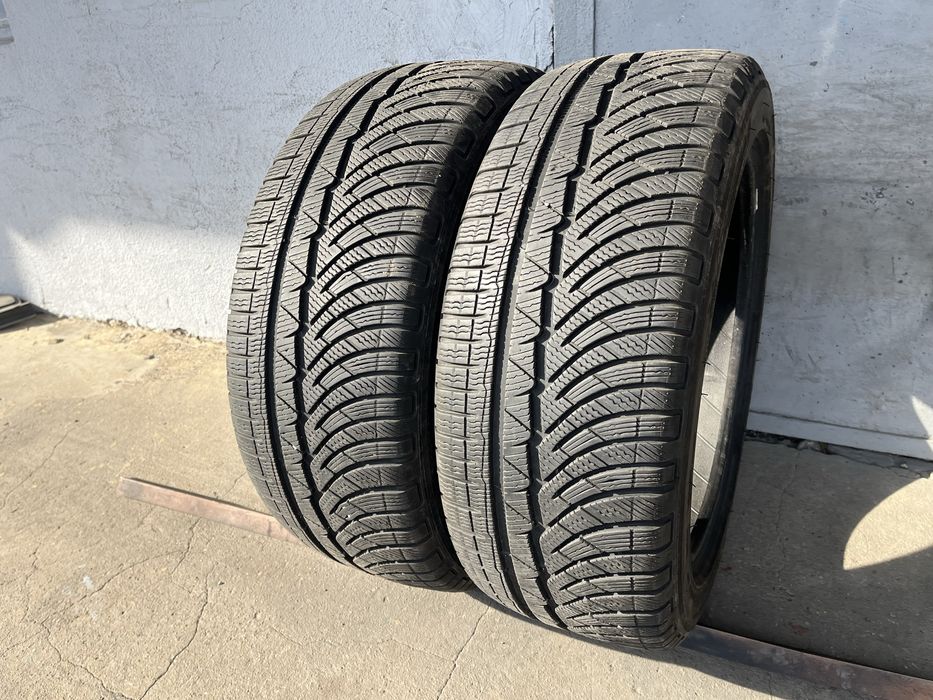 2 бр. зимни гуми 245/45/18 Michelin PA 6 mm DOT 3014