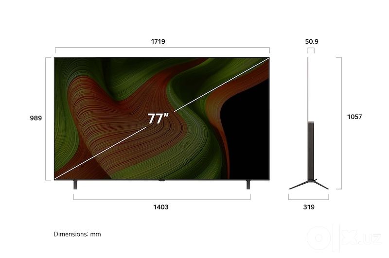 Телевизор LG  OLED77B5RLA    2025