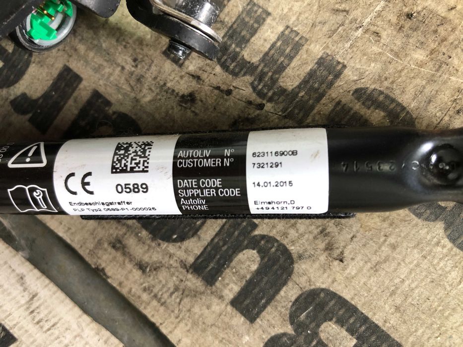 Capsa J pretensioner centura sigurante sofer de Europa originala BMW F10 facelift X5 F15 F85 X6 F16 F86