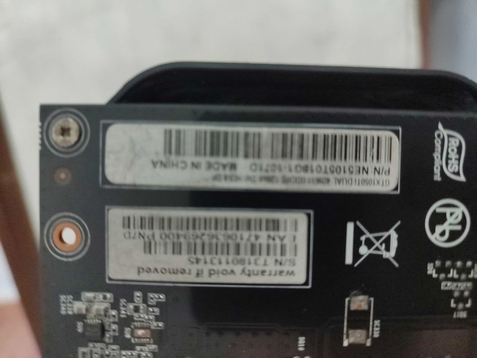 Видеокарта GeForce GTX 1050 Ti 4GB