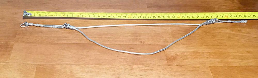 Colier argint lucrat manual