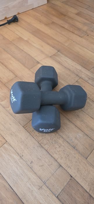 set gantere 10 kg din fonta