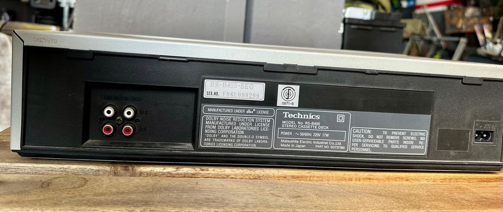 Deck UHER CG 330, Technics RS- B405,  Harman Kardon TD212,