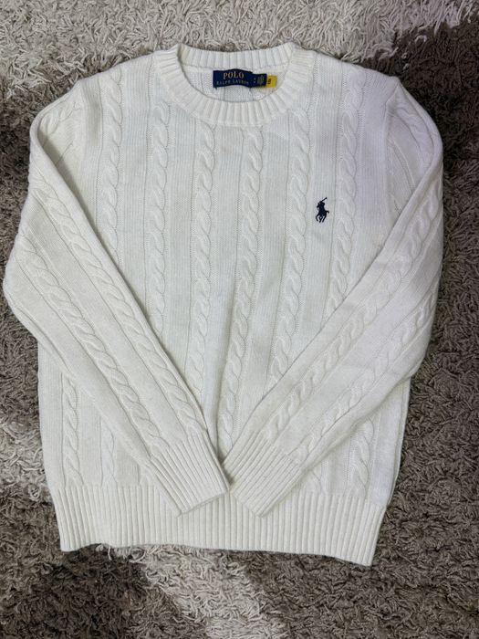 Pulover Ralph Lauren Alb Marimea S