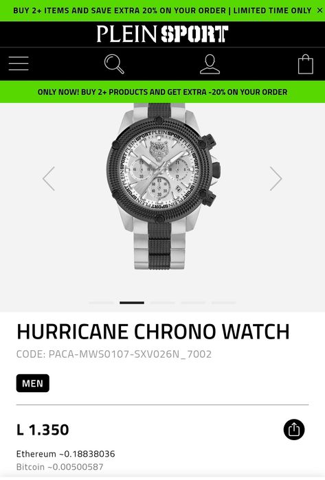 Ceas Plein Hurricane Chrono watch
