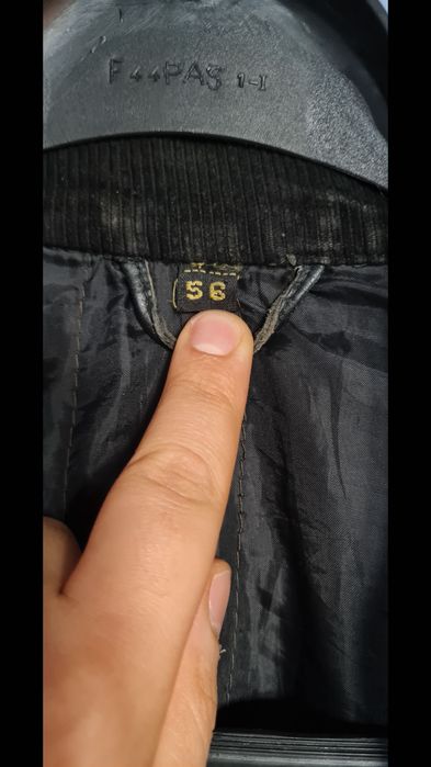 Geaca piele moto vintage YKK