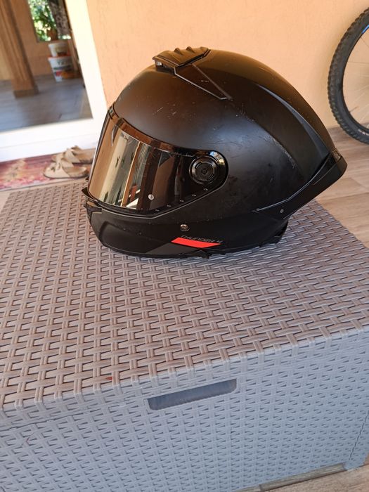 Casca moto MT helmets+viziera