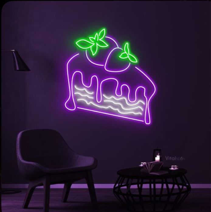 Неоновая вывеска АКЦИЯ!