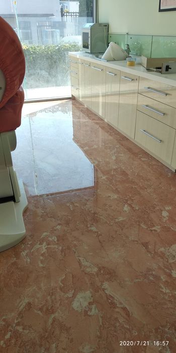 Полировка мрамора.