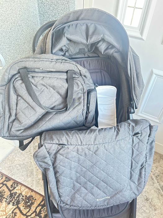 Бебешка количка с трансформираща се седалка 3в1 KikkaBoo Gianni, Black