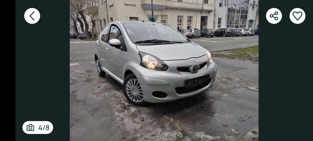 Toyota Aygo 1.0i benzina 2012 euro 5