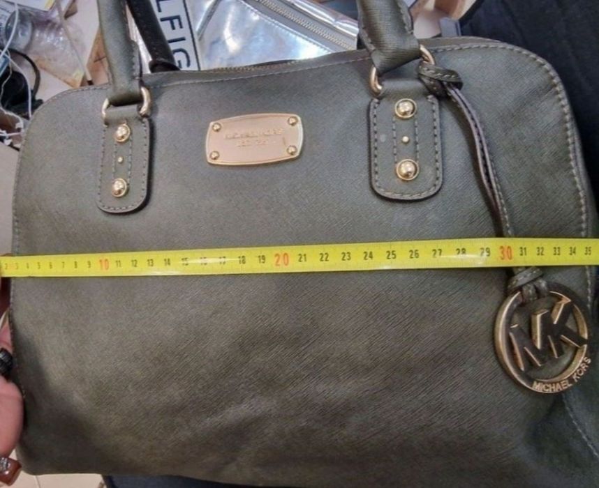 Michael Kors  Cindy зелена дамска чанта