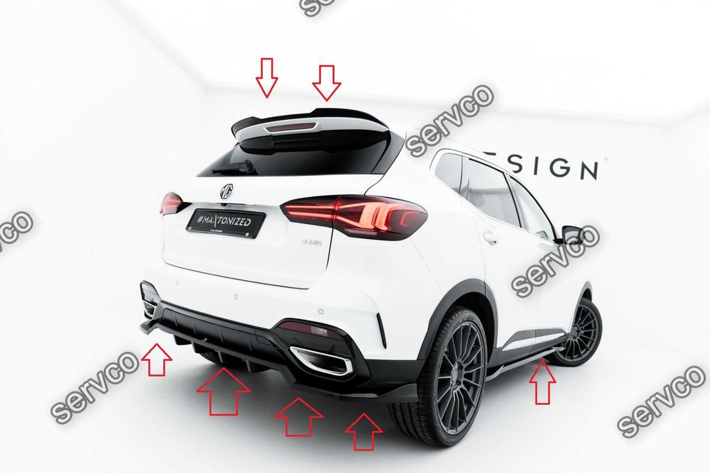 Pachet Body kit tuning MG HS Mk1 Facelift 2020-2025 v1 - Maxton Design