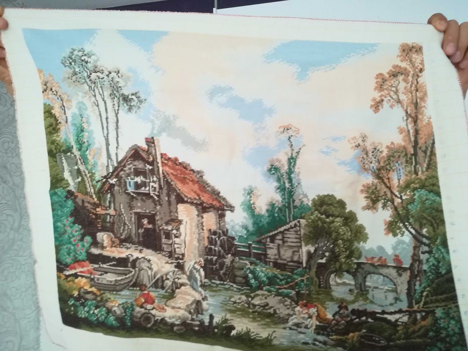 Гоблен Воденицата на Буше  ушит