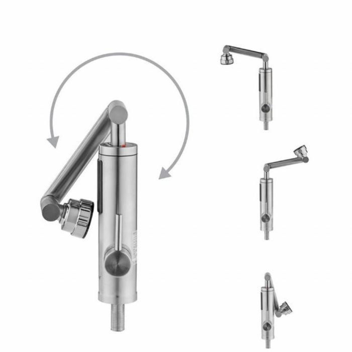 Смесител с нагревател, Водонагревател DIPLOMAT QF-919S с огъващ чучур