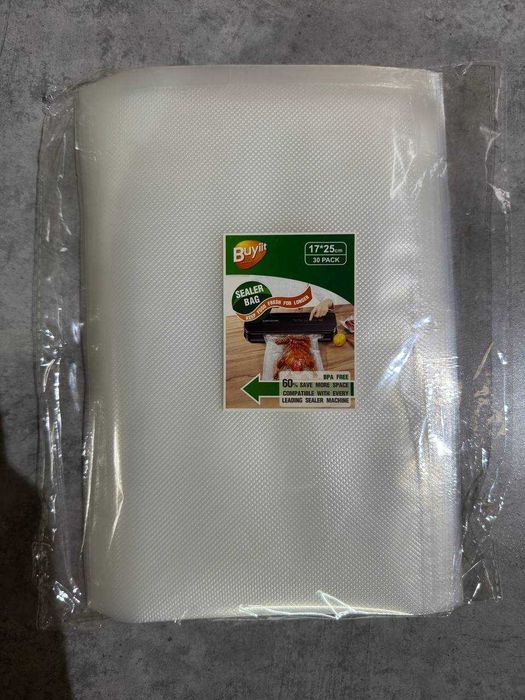 Vakum paket sotiladi turli o'lchamlarda