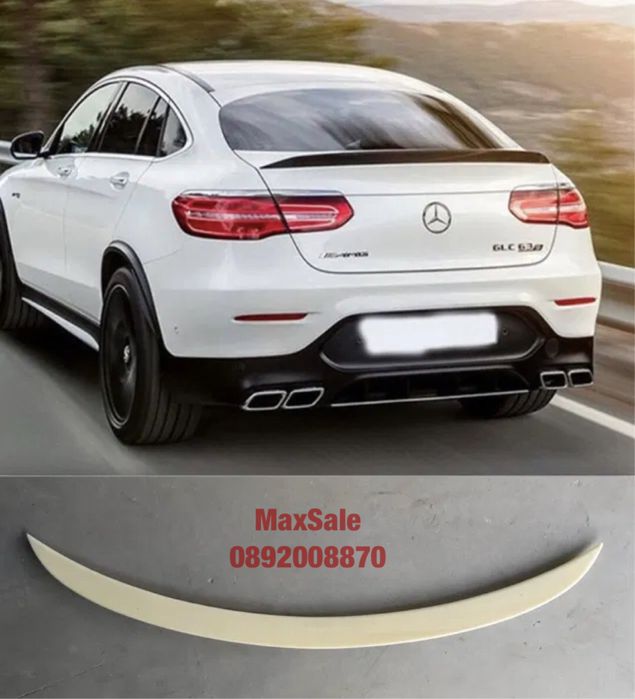 Лип спойлер lip spoiler багажник Mercedes glc coupe мерцедес глц купе
