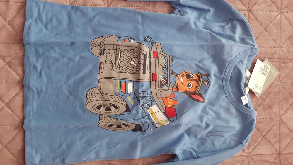 Комплект Нови детски блузи с дълъг ръкав Paw Patrol-размер 134-140 см.