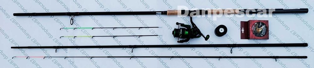 SET FEEDER Lanseta HARRIER 4,20m 210gr + Mulineta SPARKLER 4000 + fir