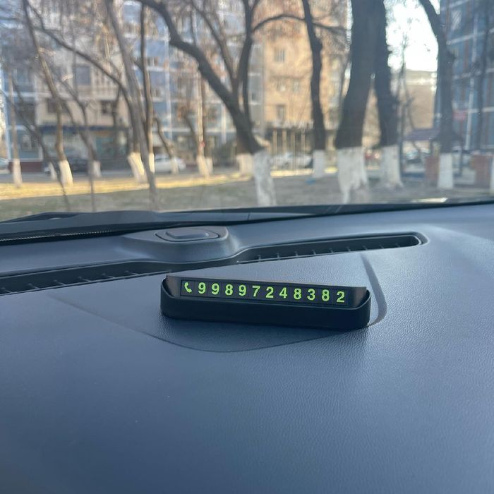 Табличка номер телефона для автомобиля