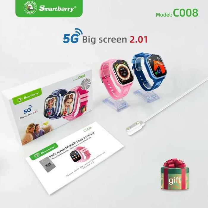 Bolalar aqili soati Smartbarry C008, 5G Smart watch,Детский умные часы